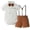 ZE-Coffee, variant on Wxirdiow Baby Boy Suit Baby Boy Clothes Suits Summer Short Sleeve Dress Shirt Vest Tie Pants Infant Boy Wedding Christening Outfits Set Blue Size,9-12 Months