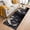 Gray, variant on 2'x6' Rug Runners for Hallways Kitchen, Cute Dog Non Slip Entryway Beside Floor Carpet Runner, Black Pet Retro Picture Washable Laundry Room Bedroom Throw Rugs Mat for Family Pet