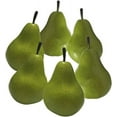 thumbnail image 2 of 12pcs Fake Pears Artificial Fruits Vivid Green Pear for Home Fruit Shop Supermarket Desk Office Restaurant Decorations Or Props (Green), 2 of 3