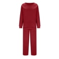 thumbnail image 5 of Bixock Two Piece Sets for Women,Women Long Sleeve Hoodie Tops Joggers Pants Casual Onefit Set, 5 of 8