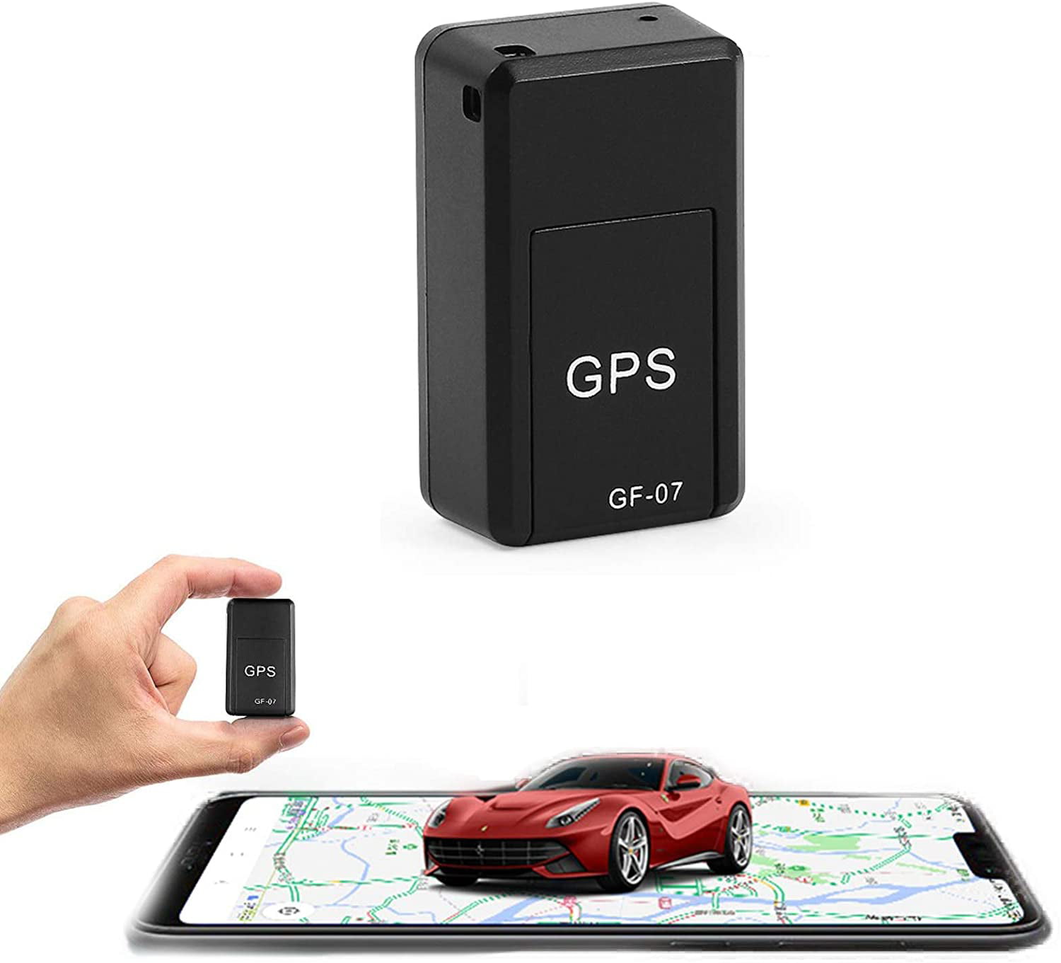 GPS Tracker,Mini Magnetic GPS Real time Car Locator,Long Standby Portable Real-Time Positioning Tracking Device for Vehicles Elder Pets Trucks Kids 