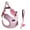 Pink, variant on PcEoTllar Dog Harness and Leash Combo, Escape Proof No Pull Vest Harness, Step-in Reflective Adjustable Soft Padded Pet Harness for Small to Large Dogs, Gray XS