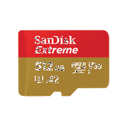 SanDisk 512GB Extreme microSDXC UHS-I Memory Card (Up to 190 MBPs) - SDSQXAV-512G-GN6MA