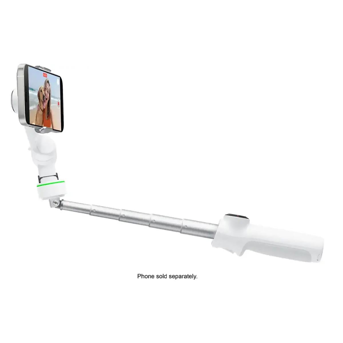 Insta360 Flow 2 Pro 3-Axis AI-Powered Smartphone Gimbal Stabilizer AI Tracker Bundle, Summit White
