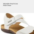 thumbnail image 5 of Pennysue Women's Arch Support Sandals White Lightweight Walking Sandals 8M, 5 of 8