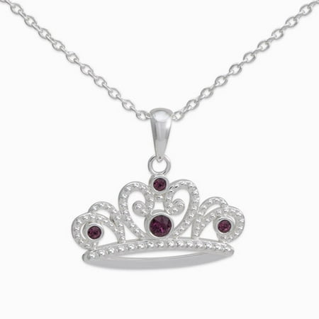 Disney - Disney Brass Tiara Princess Sofia Pendant W/ Ch