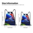 thumbnail image 2 of Zufioo Sac de Sport Imprimé Mario Sac de Gym à Ficelles Lavable en Machine Sac à Dos à Ficelles Robuste pour Hommes Femmes-Moyen, 2 of 6