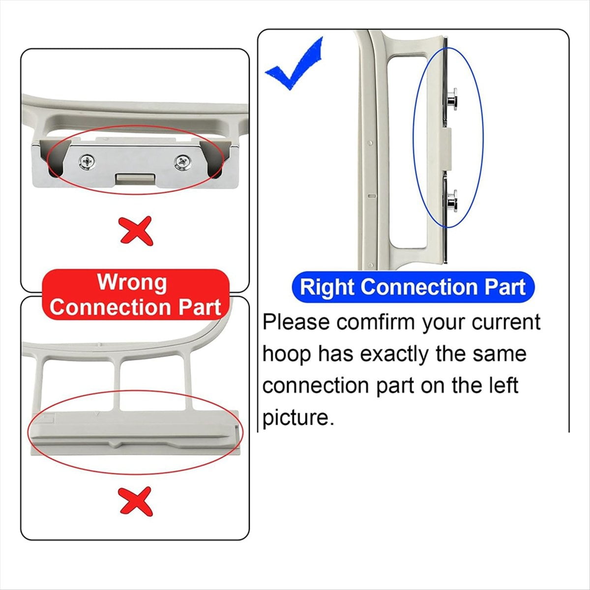 For SE600 PE550D SE700 PE535 SE400 PE525 PE540D PE500 SE625 Innovis Embroidery Machine Hoop