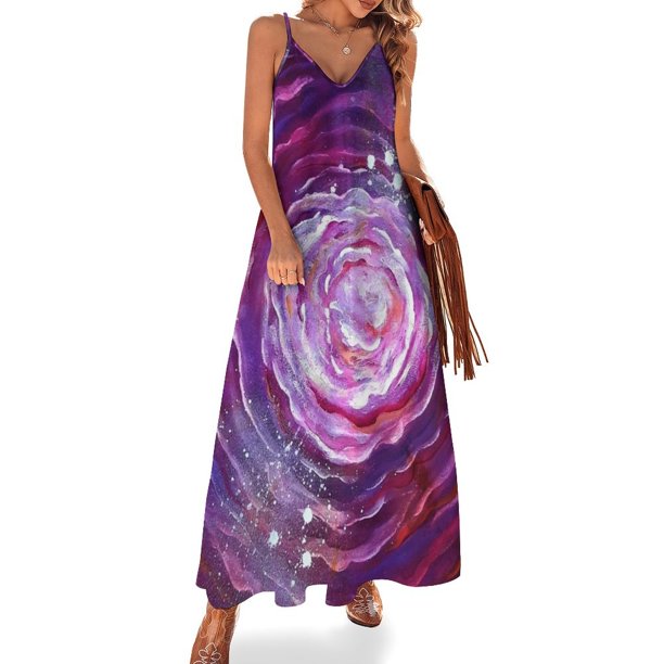Vestido sin mangas de energía, atuendos de verano para mujeres , vestido de noche, vestido vintage de verano para uso diario