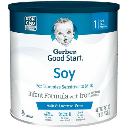 Gerber Good Start Soy Non-GMO Powder Infant Formula, Stage 1, 25.7 (Best Formula Milk For Reflux Babies)