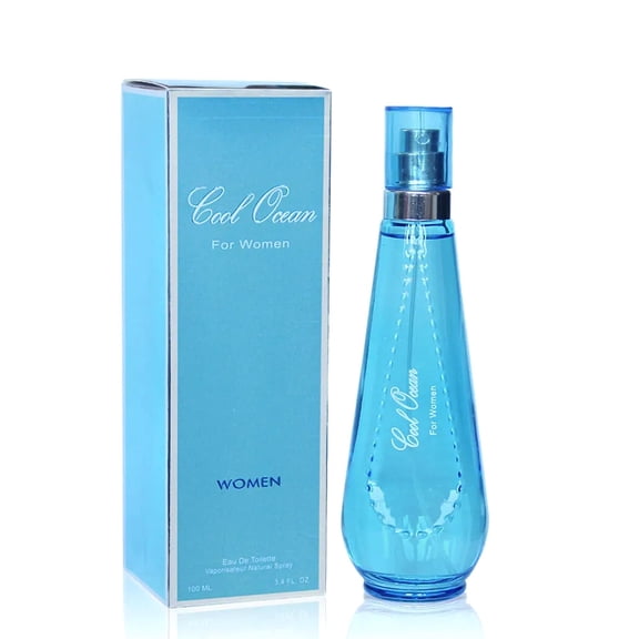 Cool Ocean Women's Perfume Scent Fresh Wood, Spice, and Musk Best Summer Perfumes For Women Long Lasting Fragrance for Women 3.4 fl oz