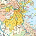 thumbnail image 4 of Boston, Massachusetts Wall Map, Small - 11.25" x 14.5" Laminated, 4 of 4