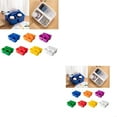 thumbnail image 2 of Multiuse Home Kids Arts Crafts Holder Caddies Plastic Divided Basket Bin Box Blue, 2 of 6