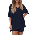 thumbnail image 2 of Womens 2 Piece Summer Short Sets Lounge Outfits Spring Vacation Cruise Travel Resort Beach Loungewear Cute Pajamas, 2 of 7