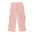 thumbnail image 6 of Lightning of Today Prime Xdegoge Girls Cargo Pants Flowy Loose Long Trousers Travel Lightweight Wide Leg Girls Casual Pants Gifts Todays Daily 5T Pantalones Para Niñas, 6 of 7