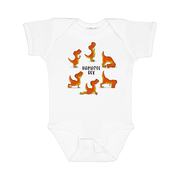 Inktastic Namaste Rex Yoga Master Boys or Girls Baby Bodysuit