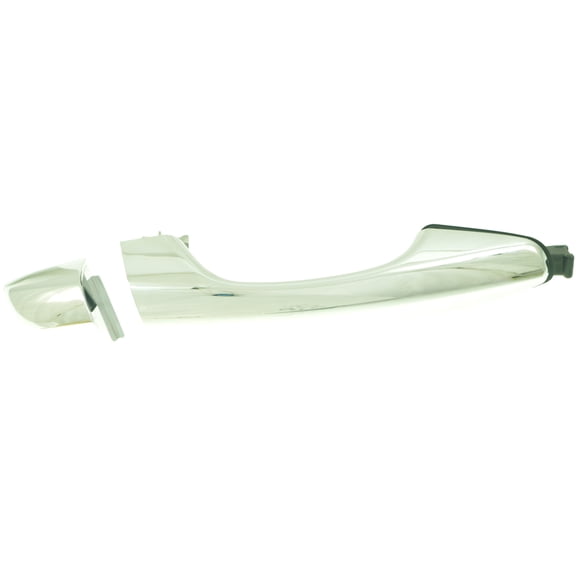Exterior Door Handle Compatible with 2013-2019 Hyundai Santa Fe Front, Passenger Side Chrome