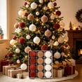 thumbnail image 7 of Shatterproof Christmas Ornaments, 12 Pack Painted Christmas Ball Set Tree Pendant Decoration Ornaments, 7 of 7