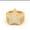 CR6531 gold, variant on Titanium Mens Comfort Fit Statement Wedding Band CZ Gemstone Ring Jewelry With White Gift Box Packaging