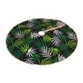 thumbnail image 2 of Kll Tropical Leaves1 Christmas Tree Skirt 30",Party Decorations Farmhouse For Christmas Decorations Holiday Party, 2 of 8