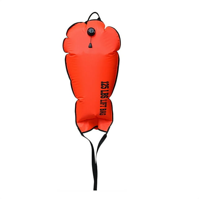 Sac de Levage de Plongée Gonflable Décompression avec Bouée de Pompage Multifonctionnel Portable Fournitures de Plongée Équipement de Plongée 125 LBS
