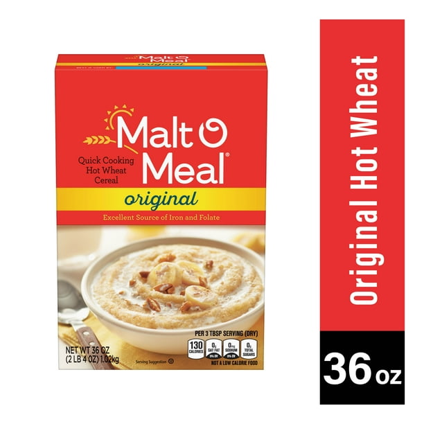 Malt O Meal Original Hot Breakfast Cereal 36 Oz 1 Packet Walmart Com