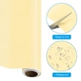 thumbnail image 4 of Unique Bargains Contact Paper, 9.8 Ft x 15.75 Inch PVC Self Adhesive Wallpaper Peel and Stick, Light Yellow, 4 of 6