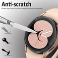 thumbnail image 2 of Designed for Galaxy Watch 4 40mm Screen Protector   3 Pack Tempered Glass Screen Protector for  Galaxy Watch4 40mm 2021  Clear, 2 of 6