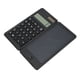 thumbnail image 4 of Bloc de notas con calculadora solar, pantalla de 10 dígitos Unidad de potencia dual 128 g Calculadora plegable solar multifunción, con tableta de escritura, para escuela secundaria, universidad, ofici, 4 of 5