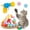 Yellow, variant on Qweryboo Interactive 100-Piece Cat Toy Ball Set with Launcher & Pinballs, Yellow