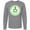 AC-Heather Grey, variant on Donate Life-organ Donation Awareness Long Sleeve T-Shirt