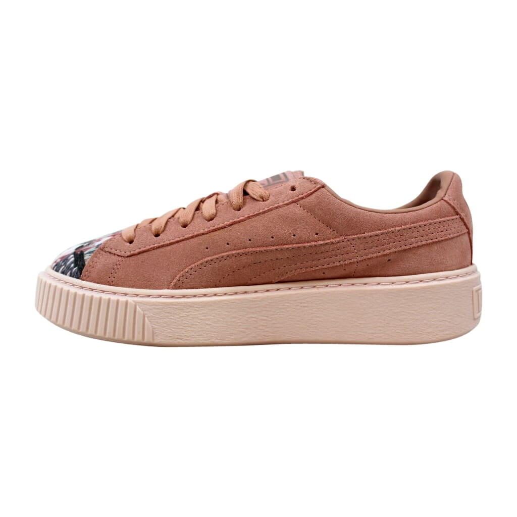 puma suede rosa platform