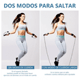 thumbnail image 3 of Cuerdas Para Saltar Ajustable, Con Contador, 2 Formas Gris/Negro, 3 of 6