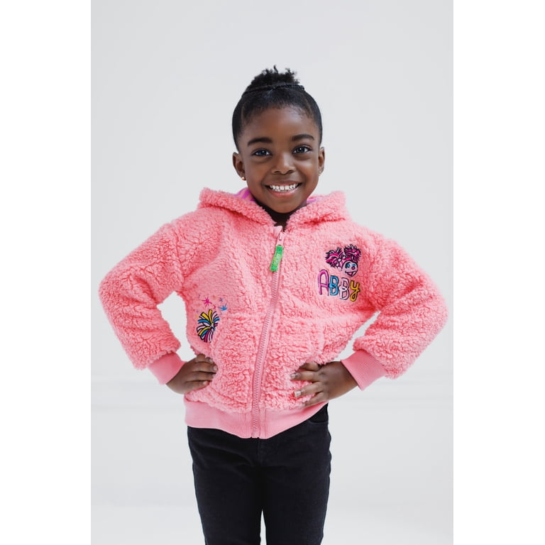 Sesame Street Abby Cadabby Cozy Sherpa Zip Up Cosplay Hoodie