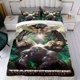 thumbnail image 4 of El Auge de las Bestias Conjunto de sábanas temático, trío de piezas, cómodo y amigable con la piel, diseño único, regalo de decoración para el hogar para familiares, amigos y fans,140cm *210cm, 4 of 6