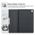 thumbnail image 7 of Allytech Slim Case for Samsung Galaxy Tab S5e 10.5" 2019 Model SM-T720/T725, Ultra Thin Lightweight Magnetic Closure Folding Stand Shockproof Cards Pocket Wallet Case Cover, Hello Panda, 7 of 7