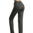 thumbnail image 5 of VBARHMQRT Yoga Pants Flared Women's Milk Silk Super Elastic Yoga Pants Sports Pants Casual Fashion Pants Yoga Pants Flare Petite Workout Leggings for Women Tummy Control High Waisted, 5 of 9