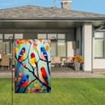 thumbnail image 3 of Amhnf Colorful Birds On Branches Garden Flag For Home Outdoor Garden Yard Decor 12x18 inch, 3 of 5