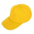 thumbnail image 2 of Baberdicy Unisex Snapback Baseball Cap Cotton Polyester, Yellow One Size, 2 of 7