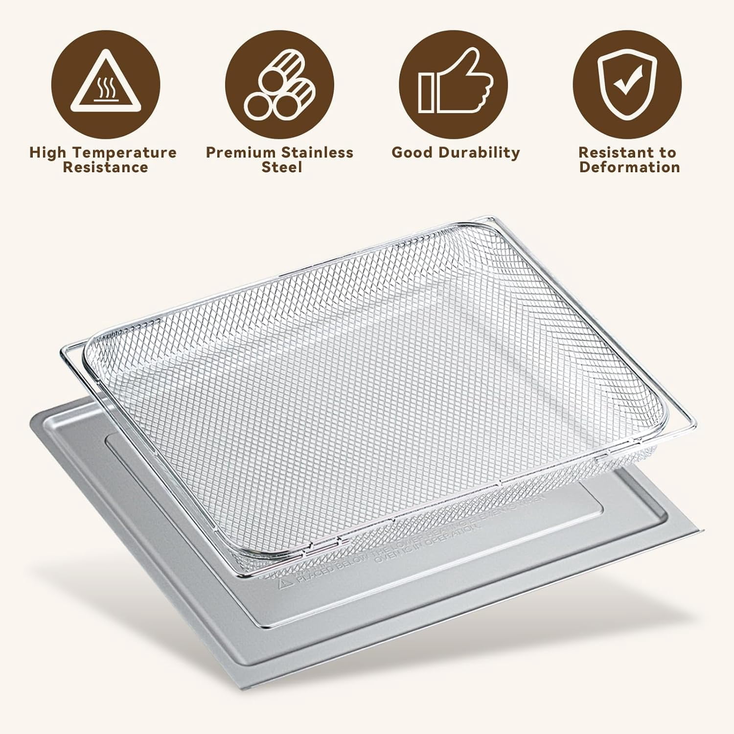 Fryer Accessories Compatible with  Flip SP151, Crumb Tray Oven Liners 100 PCS Parchment Paper Sheets Basket Baking Tray