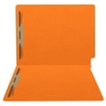 thumbnail image 3 of 20 pt Super Heavy Duty Color Folders, Full Cut End Tab, Letter Size, 2 Fasteners in Pos #1 & #3, Orange (Box of 40), 3 of 9