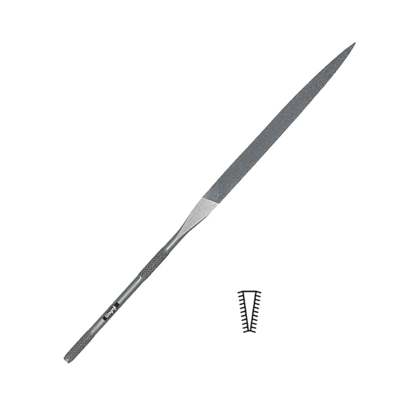 Grobet Swiss Pattern Equalling File – 8 Inch Hand File For Metalworking (Cut 00)