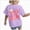 Girl Casual Shirt Tops B117-Light Purple, variant on 7-8 Years Little Girl Short Sleeved Shirt Print Cute Summer Top T Shirt My Mom's Miniature Letter Pattern First Day Of School Toddler Girl Outfit Girls Graphic Tees