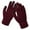 Wine, variant on jovati Warm Winter Gloves Fashion Non-slip Jairon Warm Winter Artificial Knitting Wrist Gloves Mittens