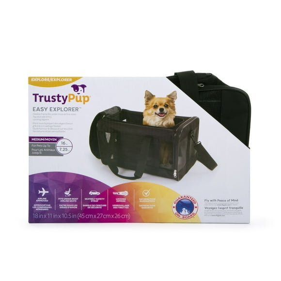 Transporteur pour chiens et chats Easy Explorer de TrustyPup Base antichoc Base antichoc