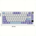 thumbnail image 5 of AJAZZ AK820 PRO Purple, White and Blue Gift Switch Triple Mode RGB DIY, 5 of 5