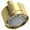 Satin Unlacquered Brass, variant on Rohl 1080/8 Modern 1.8 GPM Multi Function Rain Shower Head - Brass