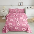 thumbnail image 2 of Manfei Cute Flower Daisy Bedding Comforter Set,Kawaii Cherry Blossom Twin Comforter Sets,Country Floral Bedding Set For Girls,Breathable Home Decor Reversible,2 Pieces, 2 of 8