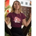 thumbnail image 2 of Anime Girl Tsundere Look T-Shirt Women -Image by Shutterstock, Female Medium, 2 of 4