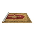 thumbnail image 2 of Ahgly Company Machine Washable Indoor Rectangle Medallion Brown Traditional Area Rugs, 7' x 9', 2 of 4